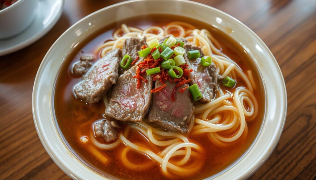 Does beef noodles have meat in it?