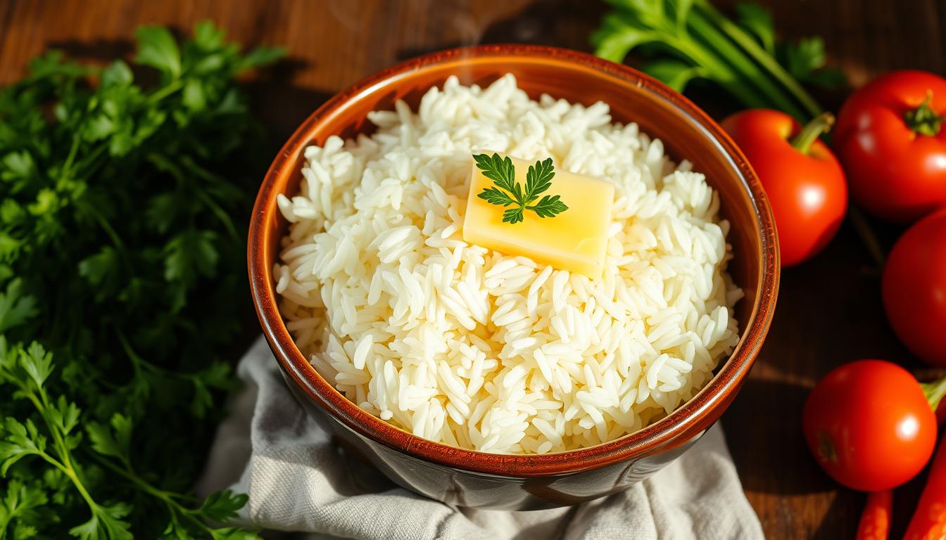 Does butter go in jasmine rice?