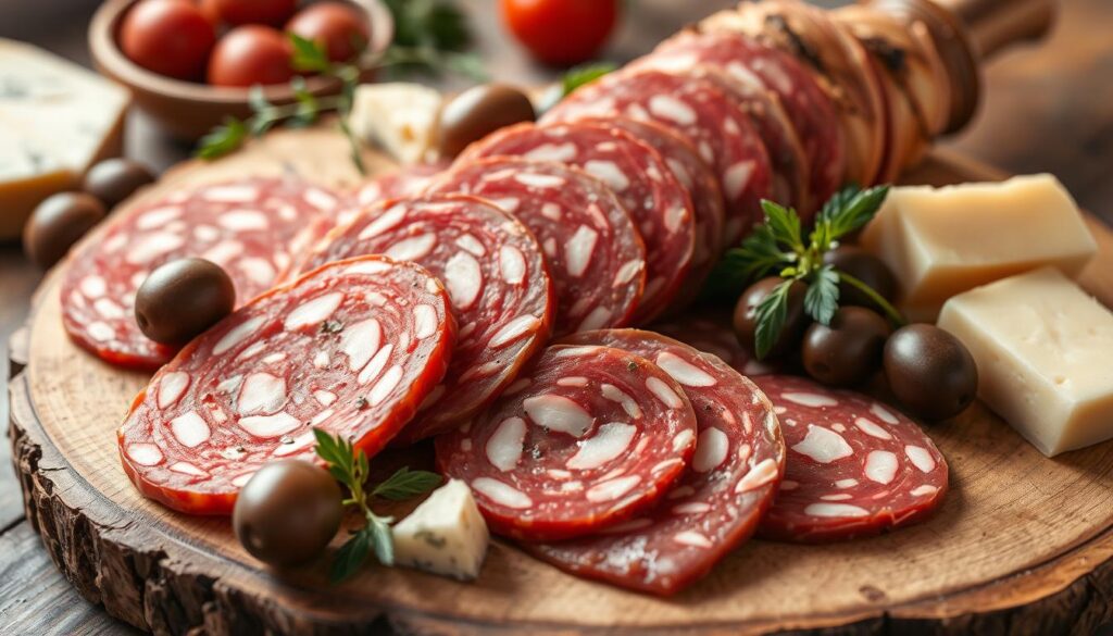 Sopressata Italian salami