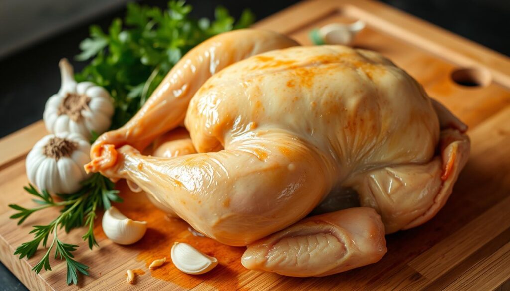 boiled chicken