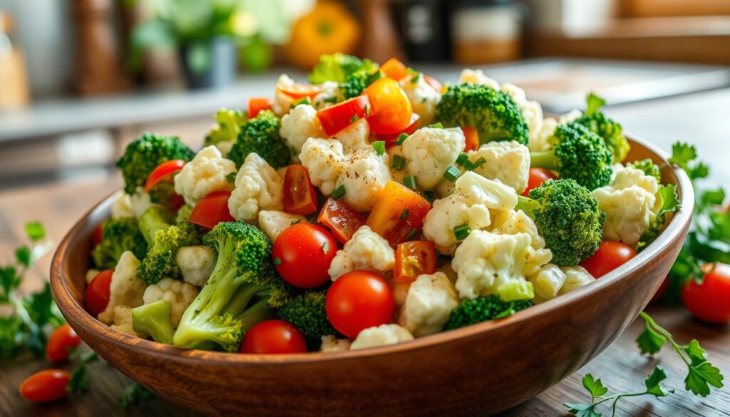 cauliflower broccoli salad recipe