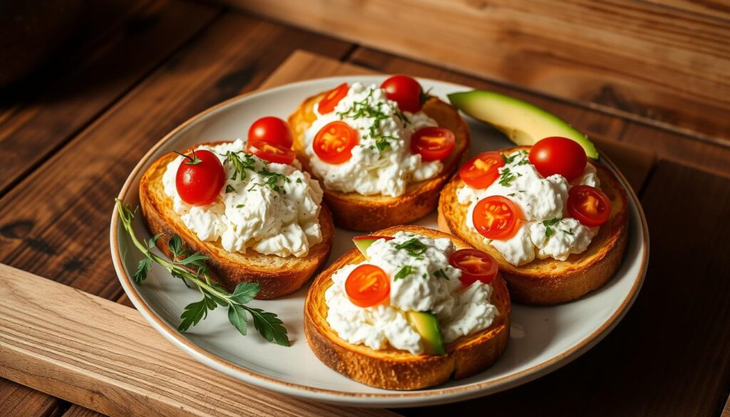 cottage cheese toast