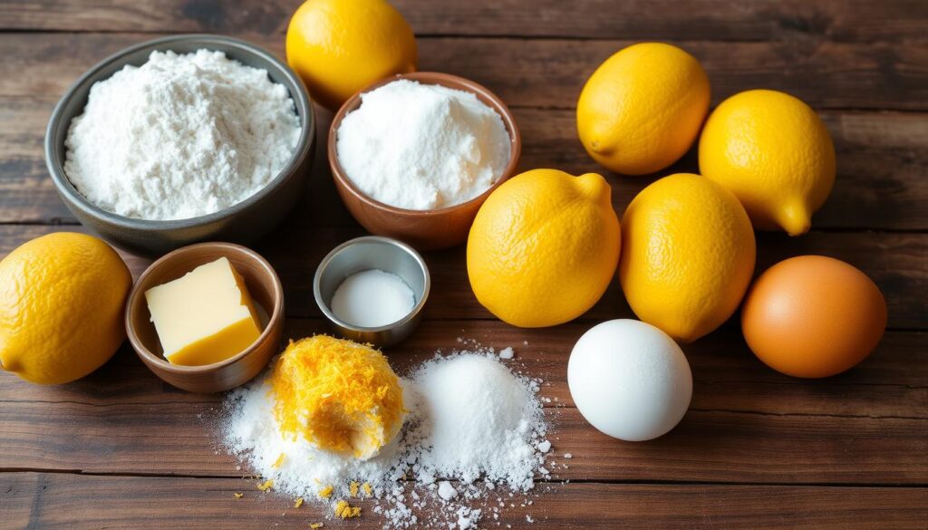 essential lemon cookie ingredients