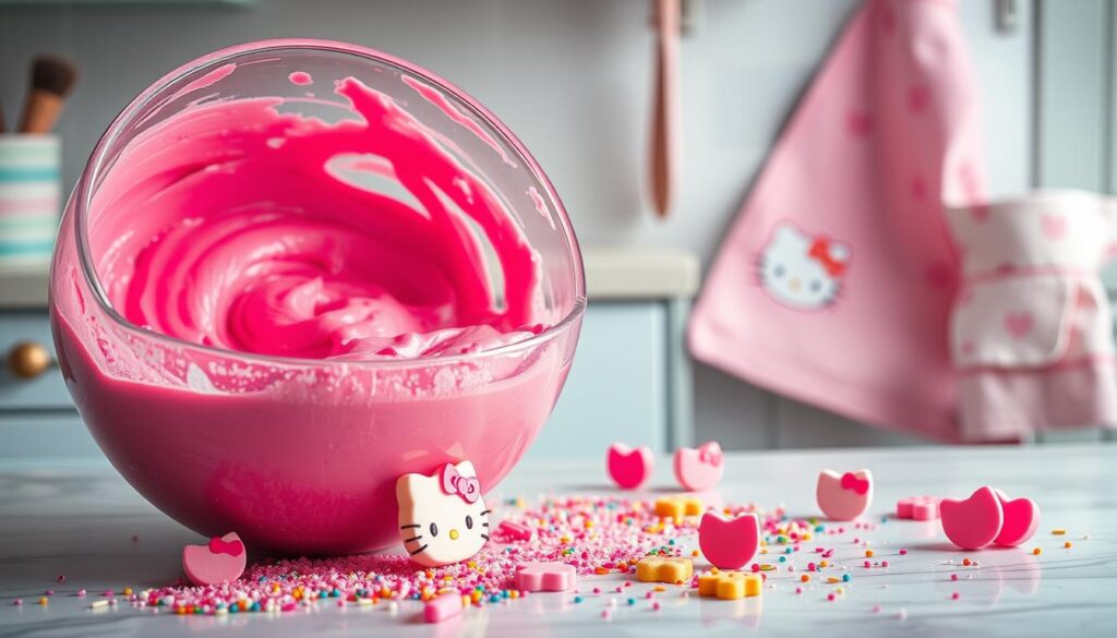 hello kitty cake batter