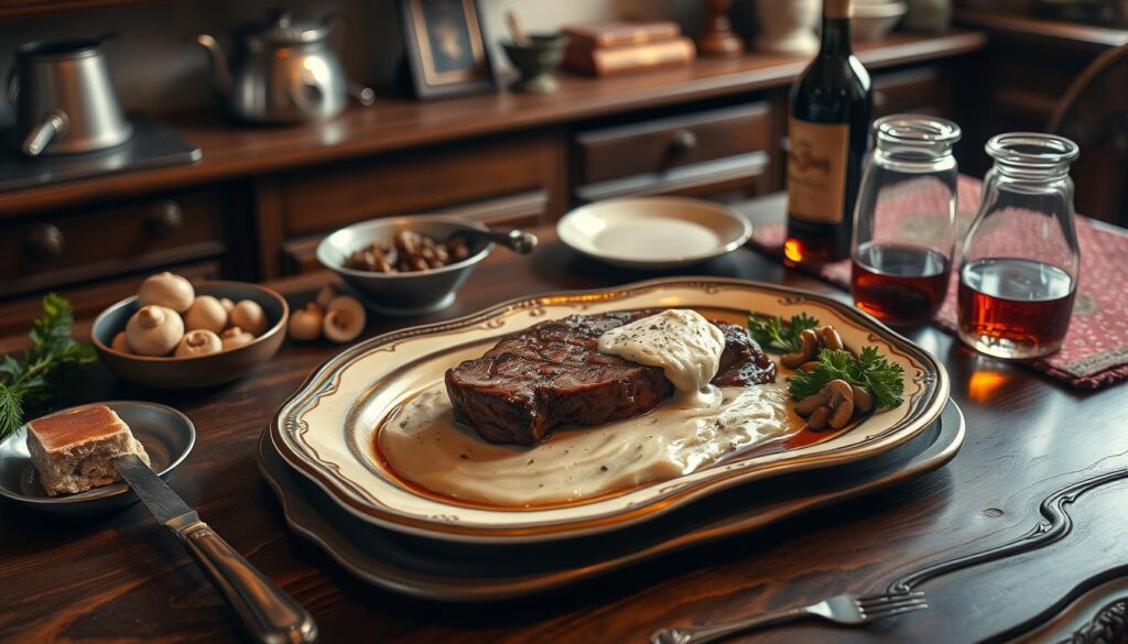 history of steak diane