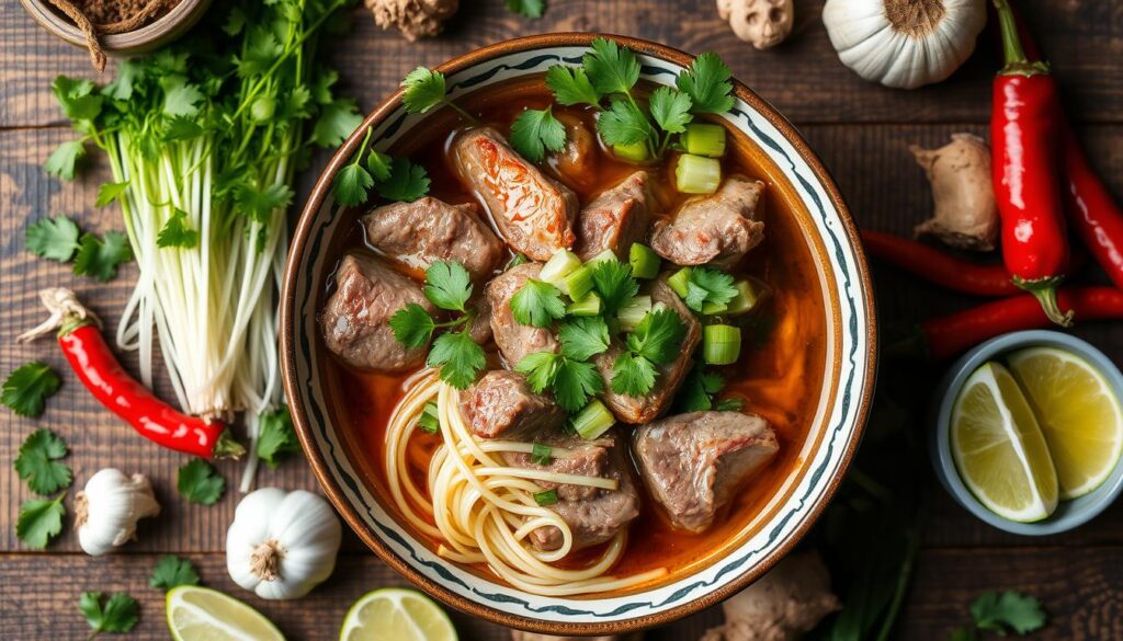 ingredients in beef noodles