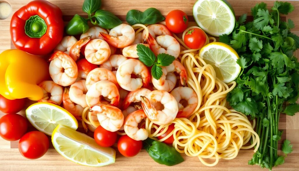 shrimp pasta salad ingredients