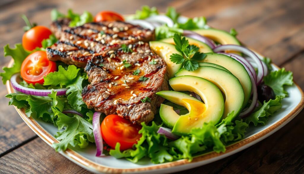 steak salad