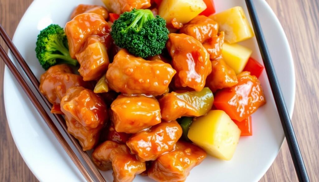 sweet and sour chicken