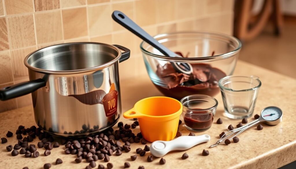 tools for melting chocolate