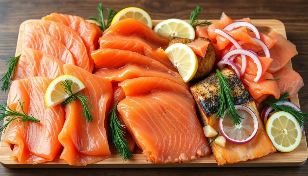 types of smoked salmon