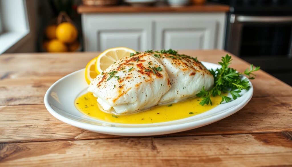 baked ling cod