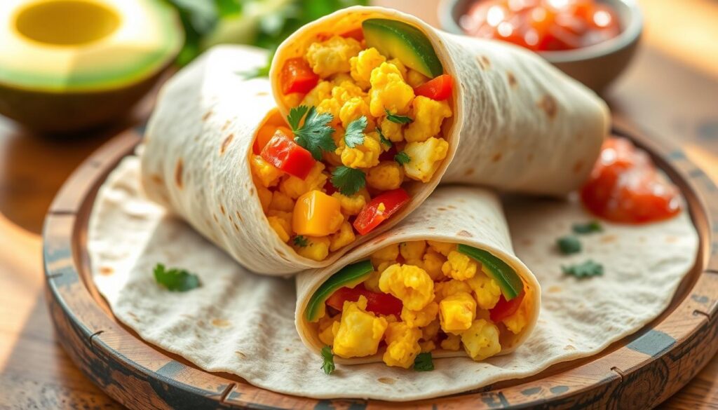 bell pepper to egg ratio breakfast burrito