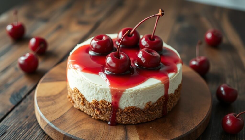 cherry cheesecake