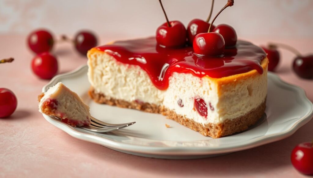 cherry cheesecake