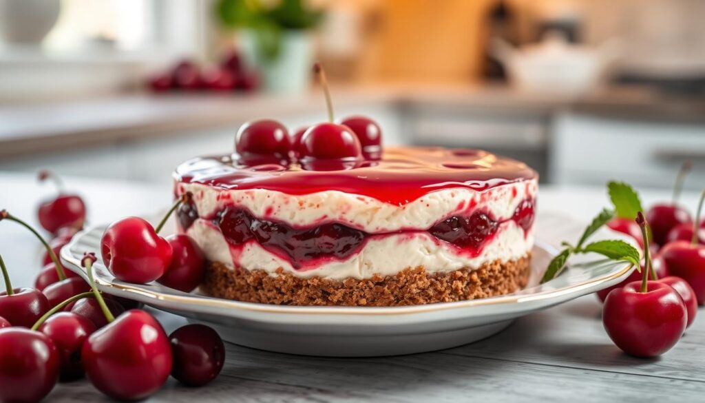 cherry cheesecake