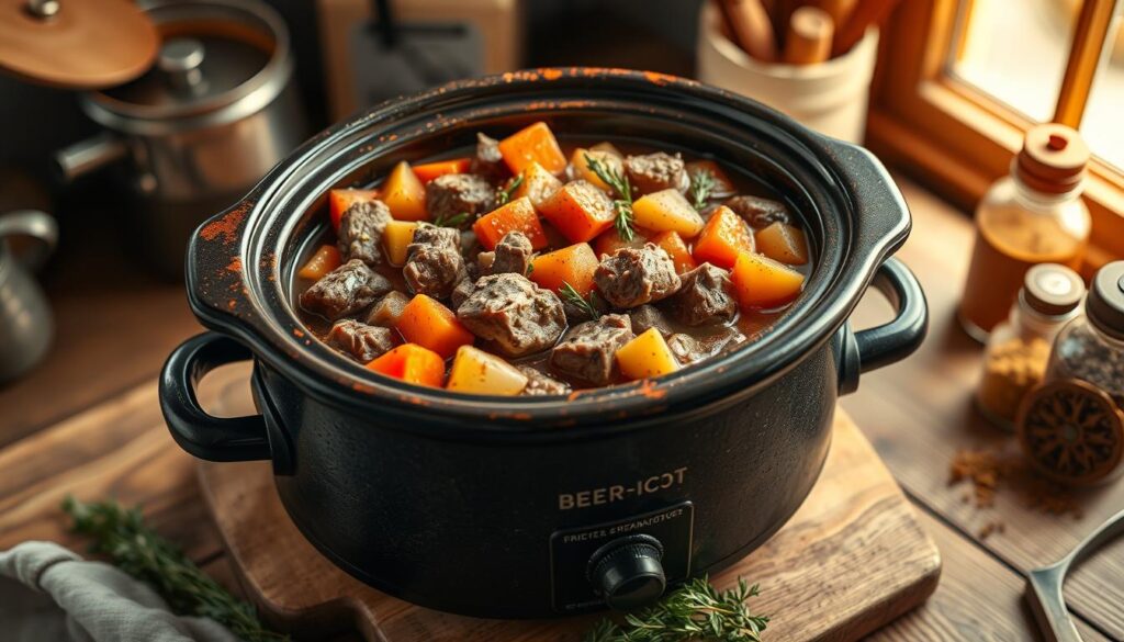 deer meat stew crock pot