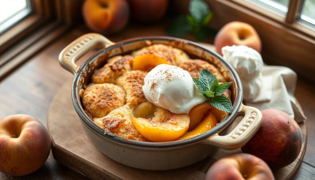 easy peach cobbler recipe