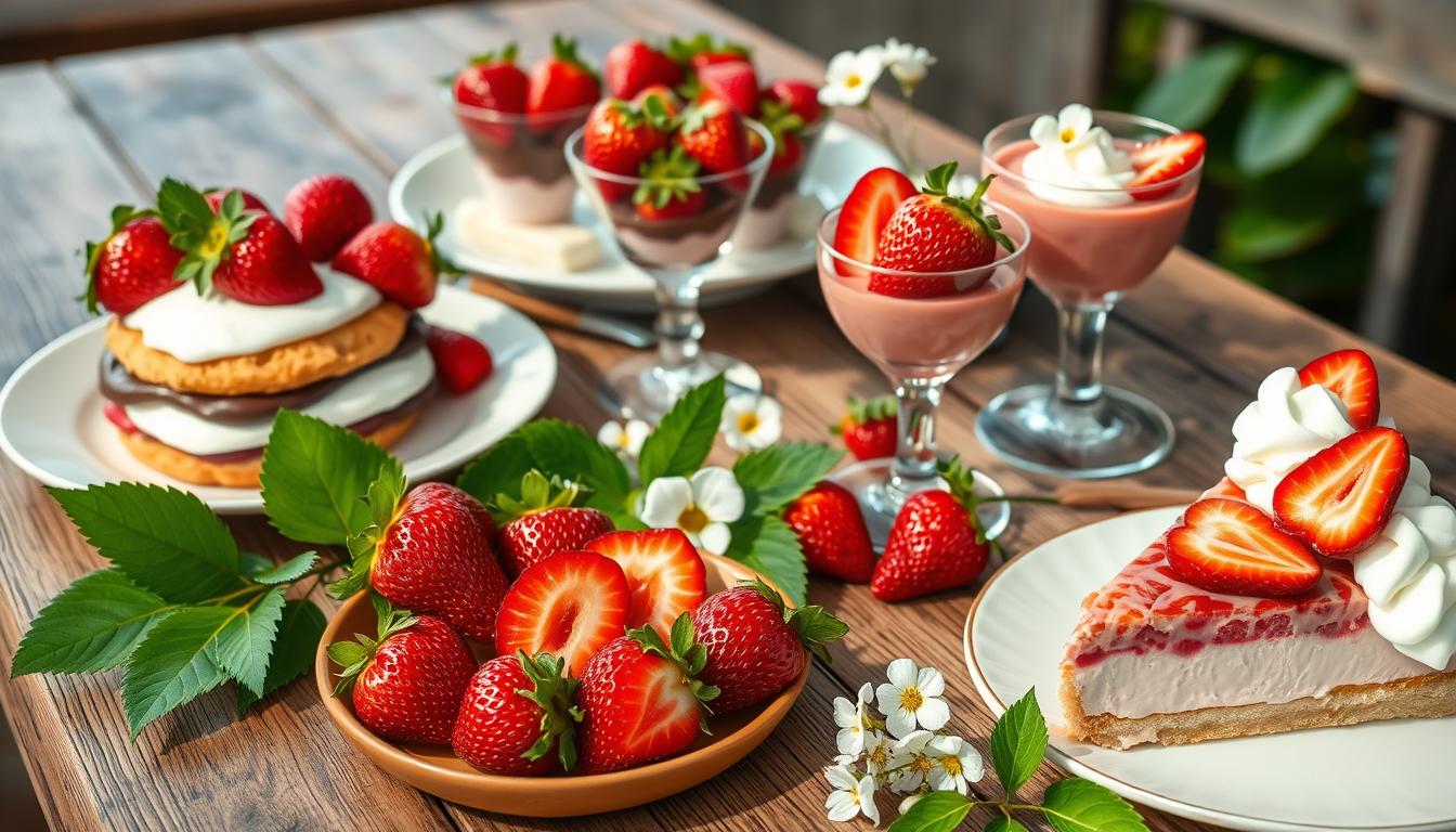 easy strawberry desserts