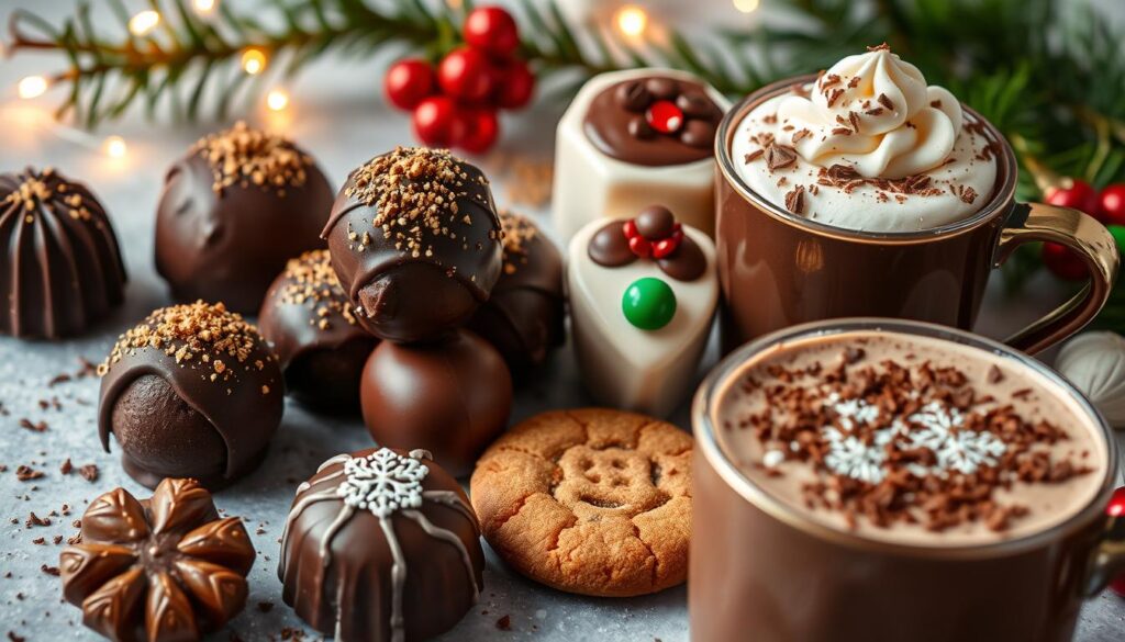 festive chocolate flavors