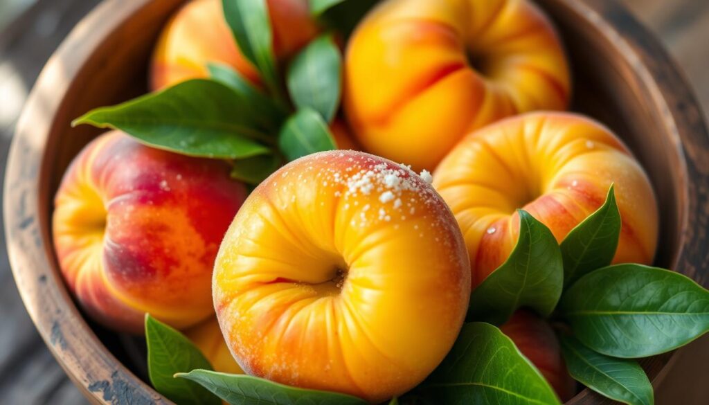 fresh peaches for peach cobbler