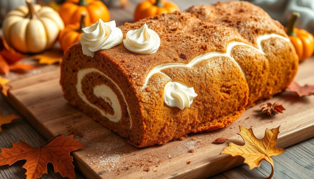 homemade pumpkin roll