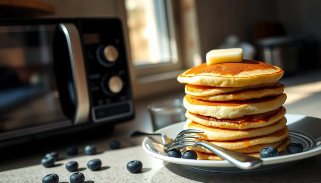 how to prepare pancakes for reheating