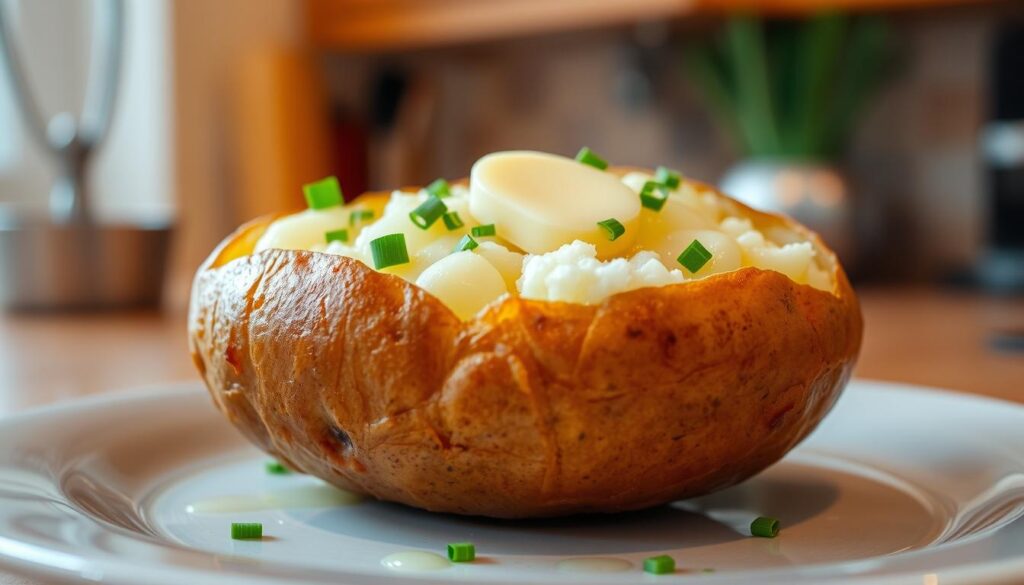 microwave baked potato