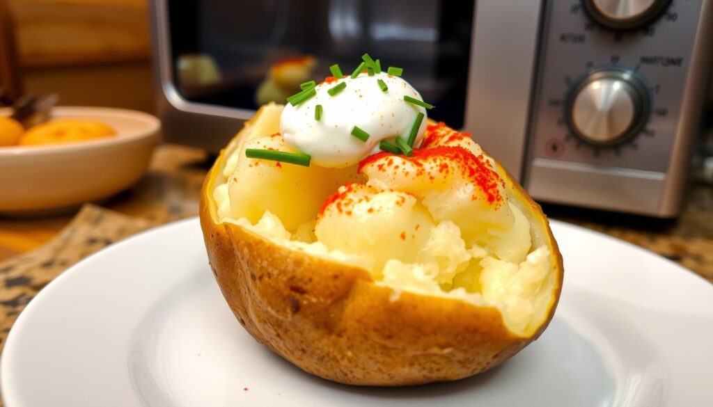 microwave baked potato