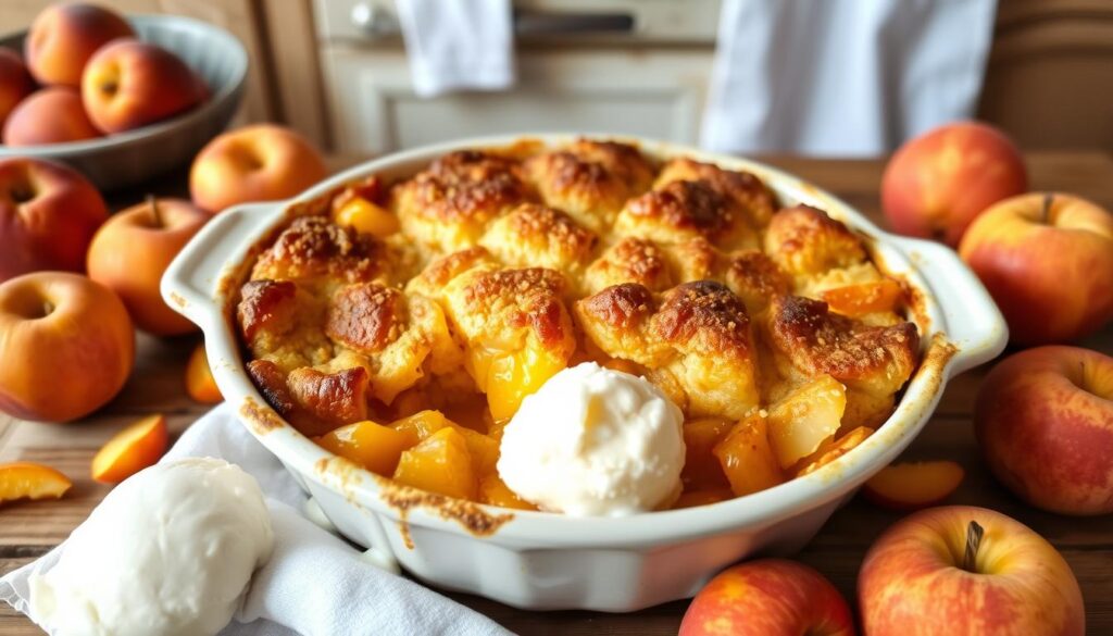 peach cobbler with cake mix