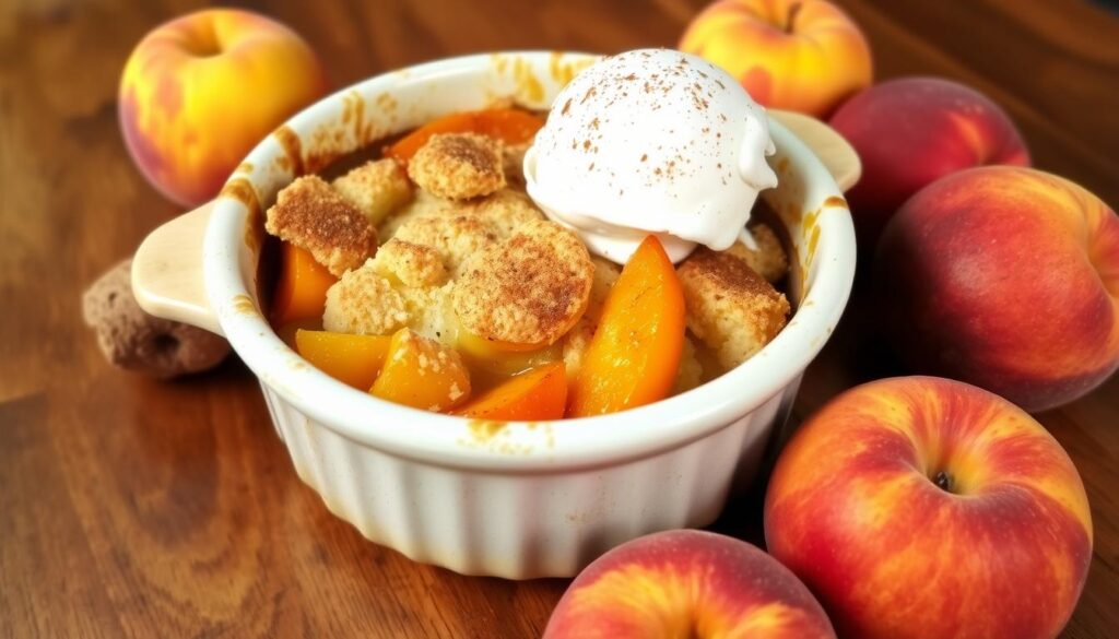 peach cobbler with cake mix