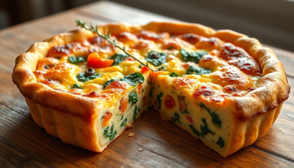 puff pastry breakfast quiche